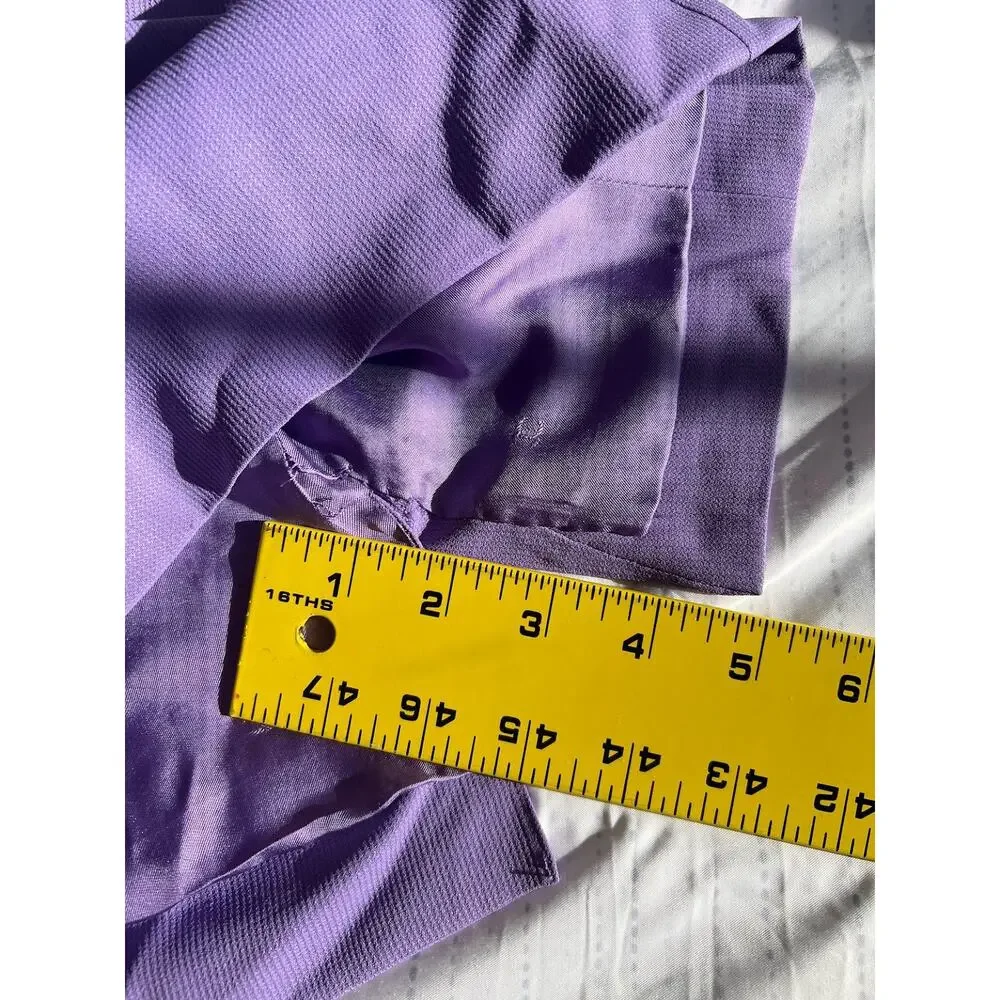 1997 Purple Chanel Sheath Dress